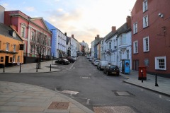 Haverfordwest High Street from Castle square